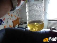 bbwfan1980 - notpiss in flasche
