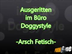 siva-maus95d - -ARSCH FETISCH- Ausgeritten im Büro im Doggystyle